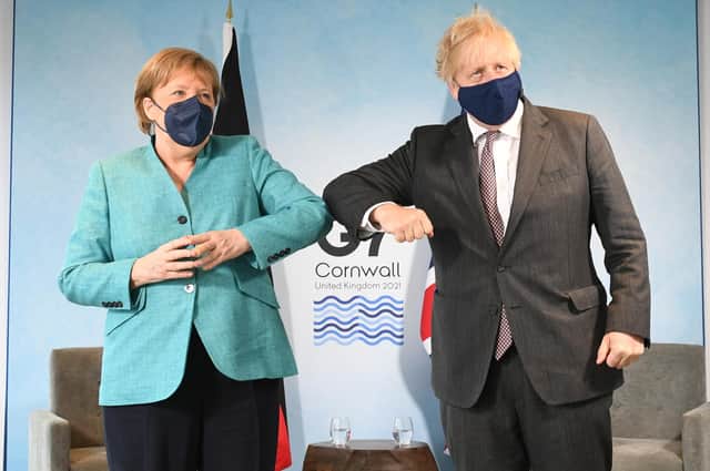 Prime Minister Boris Johnson will host the German Chancellor Angela Merkel for the last time before she steps down later this year