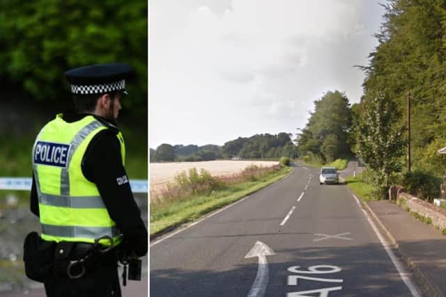 A 14-year-old girl is in hospital with serious injuries after being hit by a car on the A76.
