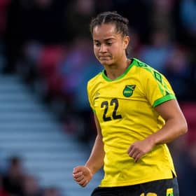 28/05/19 INTERNATIONAL FRIENDLY
SCOTLAND WOMEN v JAMAICA WOMEN (3-2)
HAMPDEN PARK - GLASGOW
Kayla McCoy in action for Jamaica