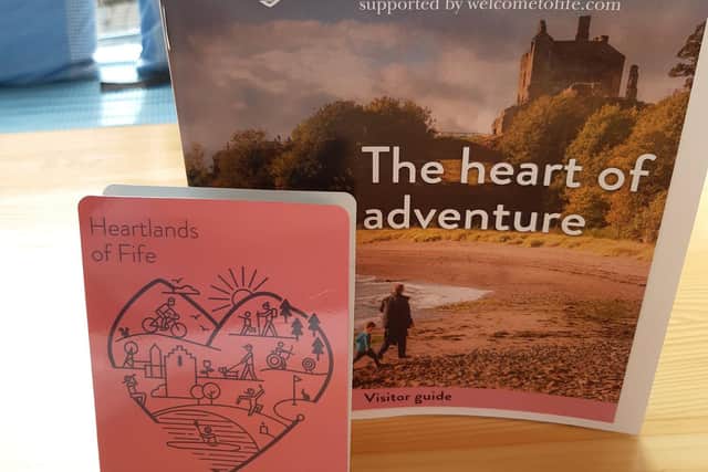 Brochures and maps for the Heartlands of Fife tourism campaign (Pic: Fife Free Press)