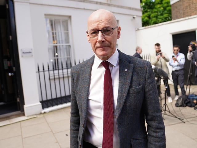 John Swinney has said he is giving 'very careful consideration' to standing to be the next leader of the SNP in the wake of Humza Yousaf’s emotional resignation. Picture: Stefan Rousseau/PA Wire