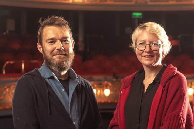 Royal Lyceum artistic director David Greig and playwright Zinnie Harris.
