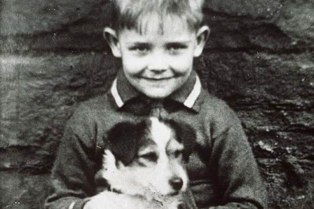 Connery as a child growing up in Edinburgh