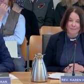 Revered Karen Hendry, of the Church of Scotland, appeared at the Equalities, Human Rights and Civil Justice Committee to lend her support to self-id. Susan Dalgety wonders where the dissenting voices were. PIC: Scottish Parliament.