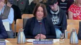 Revered Karen Hendry, of the Church of Scotland, appeared at the Equalities, Human Rights and Civil Justice Committee to lend her support to self-id. Susan Dalgety wonders where the dissenting voices were. PIC: Scottish Parliament.