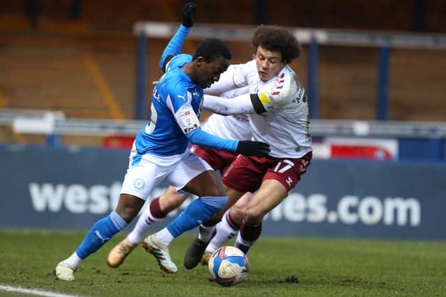 Siriki Dembele of Peterborough United. (Photo by Pete Norton/Getty Images)