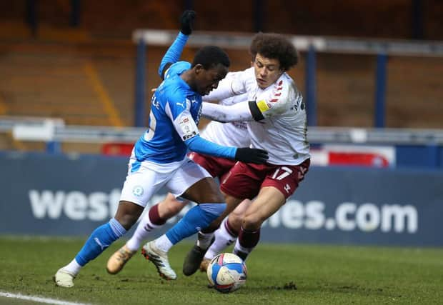 Siriki Dembele of Peterborough United. (Photo by Pete Norton/Getty Images)