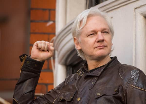 Julian Assange, seen speaking from the balcony of the Ecuadorian embassy in London in 2017 after a seven-year investigation in Sweden against the WikiLeaks founder was dropped, should not be extradited to face charges of espionage in the US, a judge has ruled (Picture: Dominic Lipinski/PA)