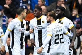 Joel Nouble has scroed twice against Rangers this season. (Photo by Rob Casey / SNS Group)