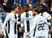 Joel Nouble has scroed twice against Rangers this season. (Photo by Rob Casey / SNS Group)