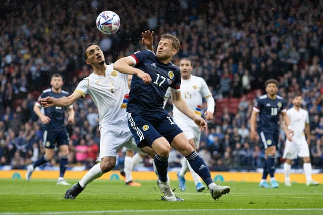 Scotland play Armenia on Tuesday afternoon. (Photo by Craig Williamson / SNS Group)