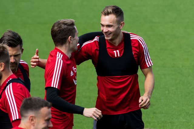 Scott Wright and Ryan Hedges have added excitement to Aberdeen's attack. Picture: SNS