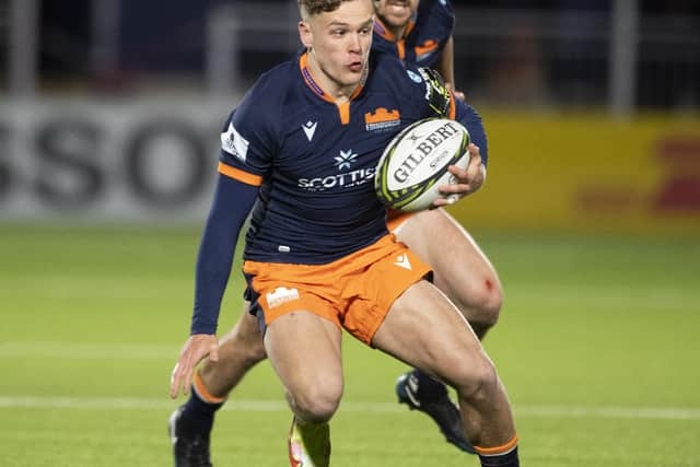 Edinburgh's Darcy Graham has thrived on the 3G surface at the DAM Health Stadium but it's back to grass this weekend.  (Photo by Paul Devlin / SNS Group)