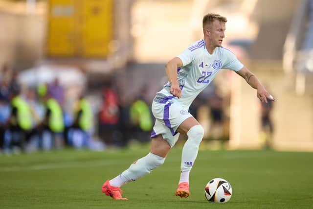 Ross McCrorie made his Scotland debut against Gibraltar.