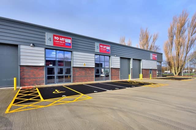 The new Grangemouth development has secured eight lettings in less than six months.