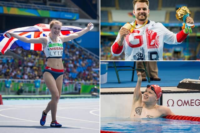 Maria Lyle, Aled Davies and Andrew Mullen are among the athletes competing for the UK at the Paralympics in 2021 (Images courtesy of ParalympicsGB)