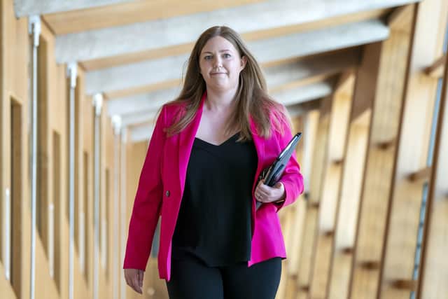 Gillian Mackay MSP hopes her bills will mean an end to protests outside abortion clinics. Image: Jane Barlow/Press Association.