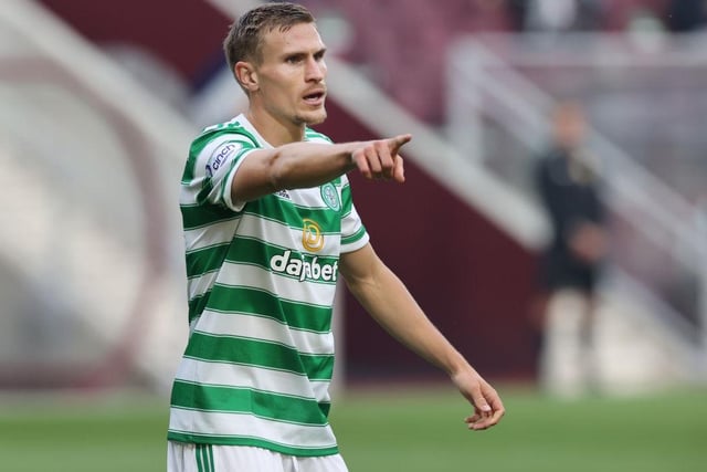 Defender almost opened his Celtic account with a tumbling header that sailed just wide.
