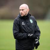David Gray will take charge of Hibs in the Premier Sports Cup final.  (Photo by Paul Devlin / SNS Group)