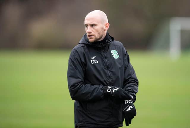 David Gray will take charge of Hibs in the Premier Sports Cup final. (Photo by Paul Devlin / SNS Group)