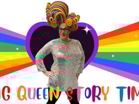 Moray Council's image promoting its Drag Queen Story Time event