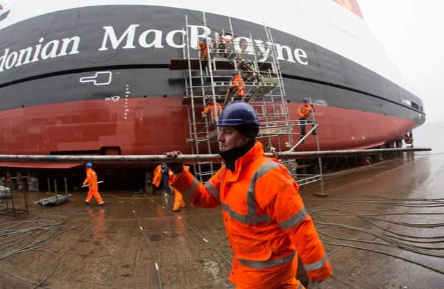 The MV Glen Sannox remains under construction. PIC: Gibson Digital.