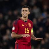 Spain midfielder Rodri could go from Scottish nemesis to hero (Photo by Craig Foy / SNS Group)
