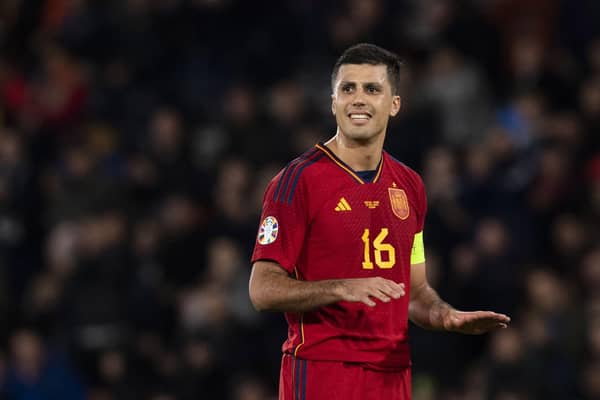 Spain midfielder Rodri could go from Scottish nemesis to hero (Photo by Craig Foy / SNS Group)