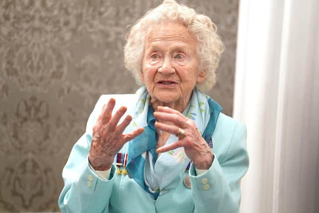 WWII veteran Dorothea Barron
