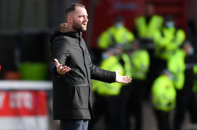 Dundee manager James McPake saw his team lose 3-0 to Rangers at Ibrox on Saturday. (Photo by Ross MacDonald / SNS Group)