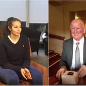 Charlotte had her nails painted for her 30th birthday when she was pictured at a press interview as part of the appeal to find her grandpa, William Scott. Pictures: JPI Media/supplied