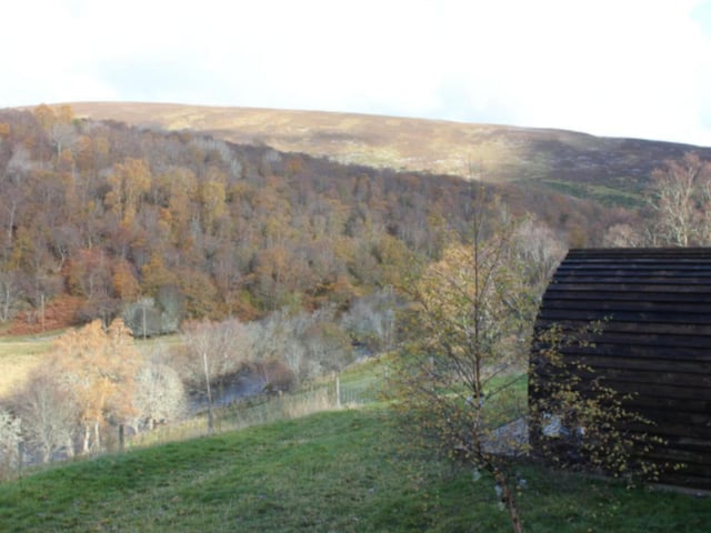 Offering stunning views of the Cairngorms National Park, Howe of Torbeg offers four glamping Pods and an off-grid Shepherd's Hut alongside a communal log cabin. The pods sleep up to two adults and one child, with the hut sleeping two adults and two children. They are available from £75 per night.