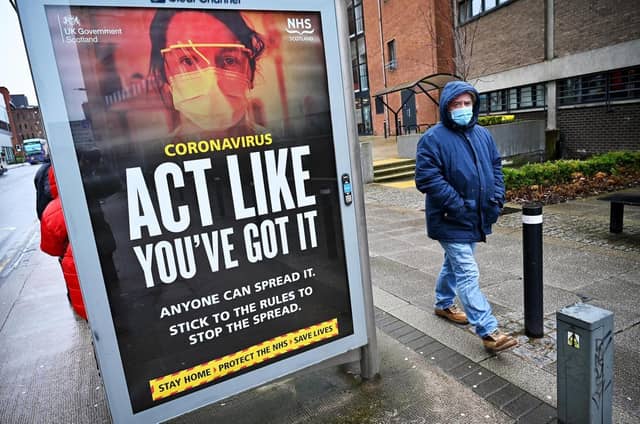 Scottish Government figures show the number of new cases recorded is 3,464, a small drop on the previous 24 hours but the third day in a row cases have totalled more than 3,000.
