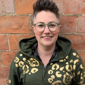 Ellis Beardsmore (they/them), trainee psychotherapist and co-founder of Pride Outside