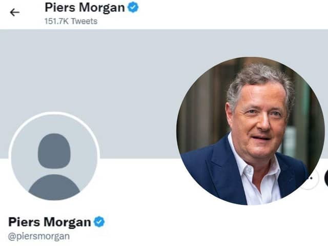 Piers Morgan had his Twitter account hacked