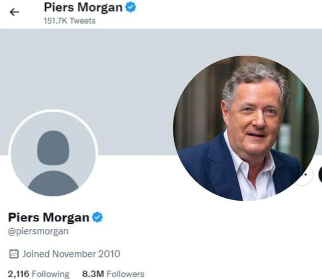 Piers Morgan had his Twitter account hacked