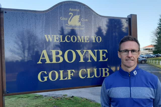 St Andrews man Mike Kinloch is taking up the post of director of golf at Aboyne next month. Picture: Aboyne Golf Club