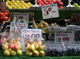 UK inflation shot up unexpectedly last month as vegetable shortages pushed food prices to their highest rate in more than 45 years, according to official figures. (Photo by JUSTIN TALLIS/AFP via Getty Images)