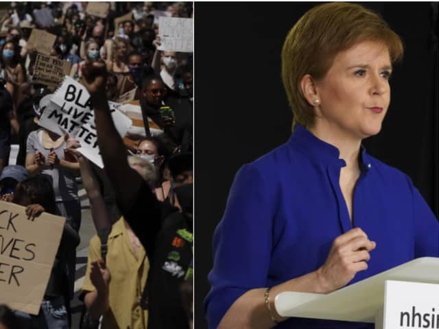 Nicola Sturgeon has tweeted her support of Black Lives Matter