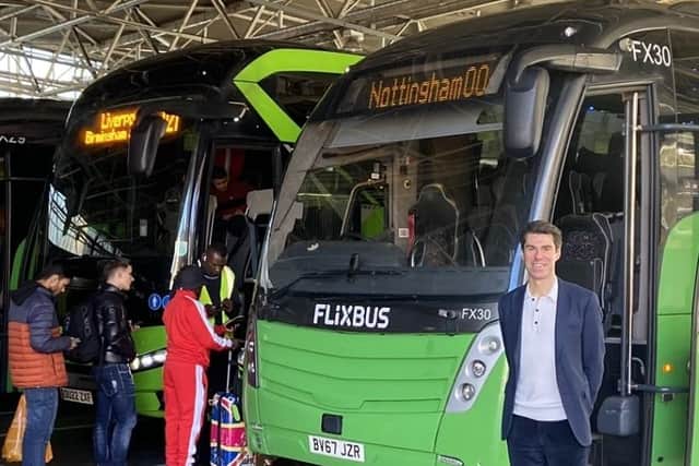 FlixBus UK managing director Andreas Schorling said an outdated view of coach travel remained. Picture: FlixBus
