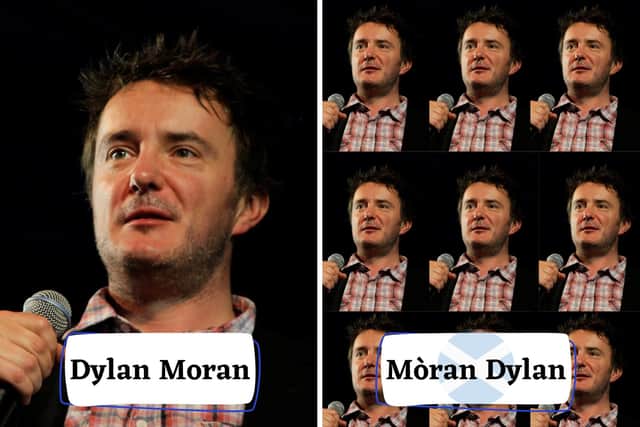 The Scottish Gaelic groups are definitely worthwhile, here's a meme from one I found on Facebook. Dylan Moran is the beloved actor from Shaun of the Dead, but mix it up and you've got Mòran Dylan (many Dylans!)