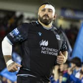 Glasgow Warriors prop Jamie Bhatti is taking flyng lessons. (Photo by Ross MacDonald / SNS Group)