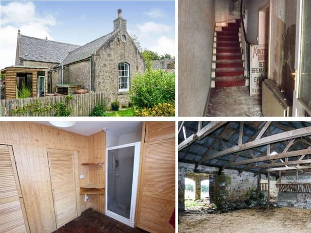 Take a look the top nine Scottish homes with renovation potential.