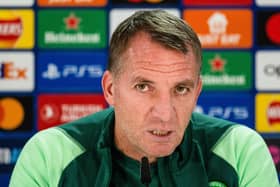 Celtic manager Brendan Rodgers wants to refine an approach to harness the crowd energy and "spook" opponents to return the club to winning ways in home Champions League games, starting with Lazio. (Photo by Paul Devlin / SNS Group)