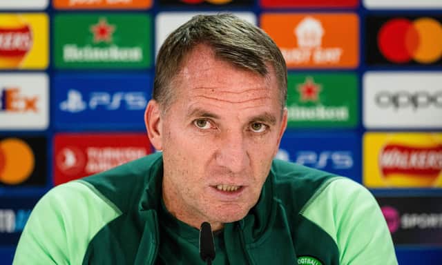 Celtic manager Brendan Rodgers wants to refine an approach to harness the crowd energy and "spook" opponents to return the club to winning ways in home Champions League games, starting with Lazio. (Photo by Paul Devlin / SNS Group)