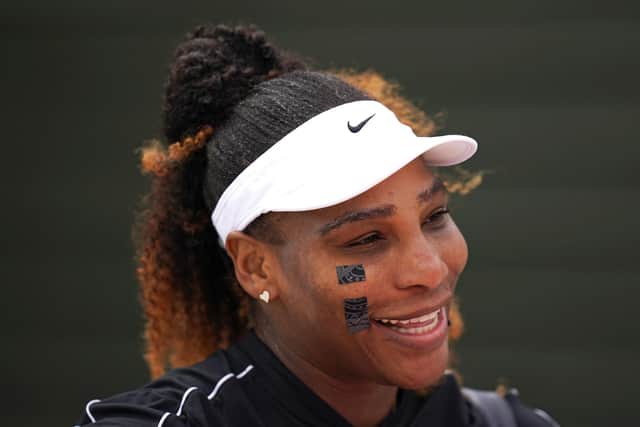Serena Williams ahead of the 2022 Wimbledon Championship (John Walton/PA Wire)