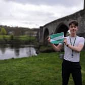 Matthew Devlin, a student paramedic who campaigned for the bursary.