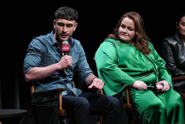 Richard Gadd and Jessica Gunning attend SAG-AFTRA Foundation Conversations "Baby Reindeer" in New York.