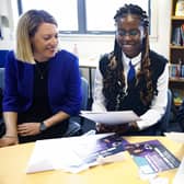 Education Secretary Jenny Gilruth, seen visiting Edinburgh's Craigmount High, plans to create a Centre of Teaching Excellence (Picture: Jeff J Mitchell/Getty Images)