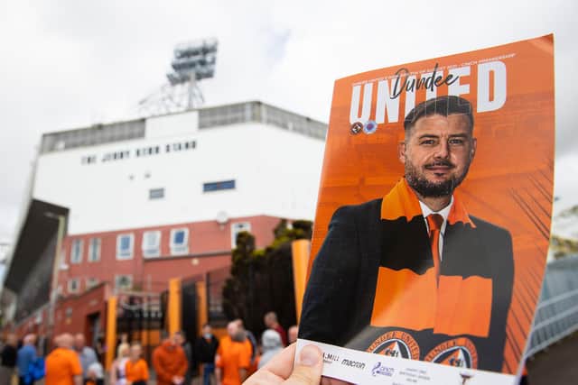 Dundee United will no longer be selling programmes outside Tannadice on matchday.